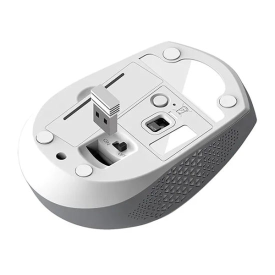 Mysz bezprzewodowa Genius NX-8000S BT biało-szara 1200 DPI