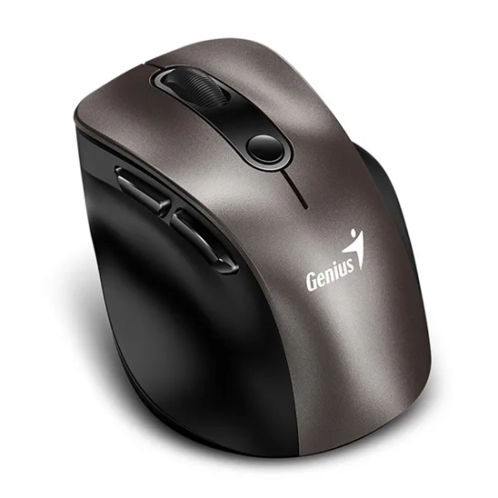 Mysz komputerowa Genius Ergo 9000S bezprzewodowa, tytan, 2400 DPI