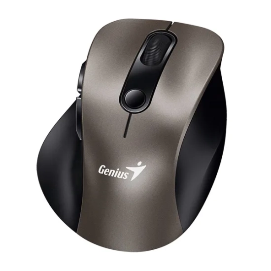 Mysz komputerowa Genius Ergo 9000S bezprzewodowa, tytan, 2400 DPI