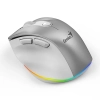 Mysz komputerowa Genius Ergo 9000S Pro bezprzewodowa, srebrna, 2400 DPI