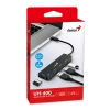 Hub USB Genius z 4 portami, UH-400, czarny 31240002400
