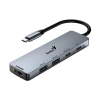 Hub USB Genius z 5 portami, UH-500, szary, 2x USB 3.0,1x HDMI 31240003400