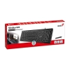 Klawiatura Genius SlimStar 820 przewodowa (USB) CZ/SK, czarna 31310055403