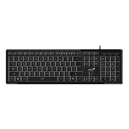 Klawiatura Genius SlimStar 820 przewodowa (USB) CZ/SK, czarna 31310055403