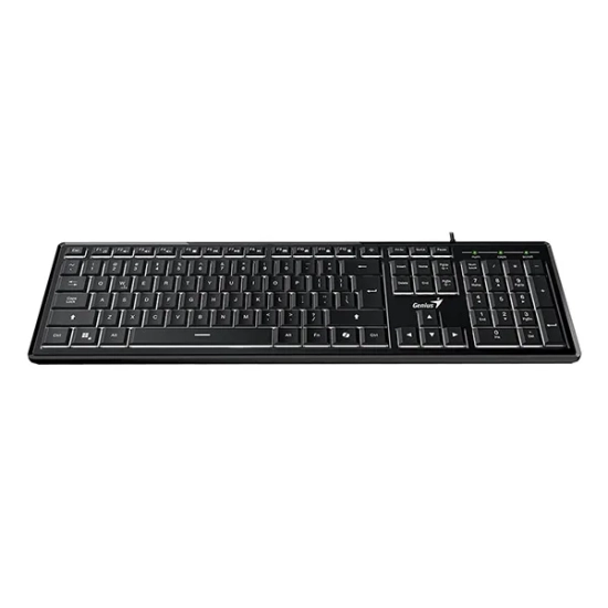 Klawiatura Genius SlimStar 820 przewodowa (USB) CZ/SK, czarna 31310055403