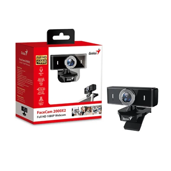Kamera internetowa Genius FaceCam 2000X2 Full HD, czarna 32200008400