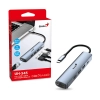 Hub USB Genius z 4 portami, UH-545, szary, 3x USB 3.0, 1x RJ45 31240004400