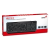 Klawiatura Genius KB-118 II przewodowa (PS/2) CZ/SK, czarna 31310051410