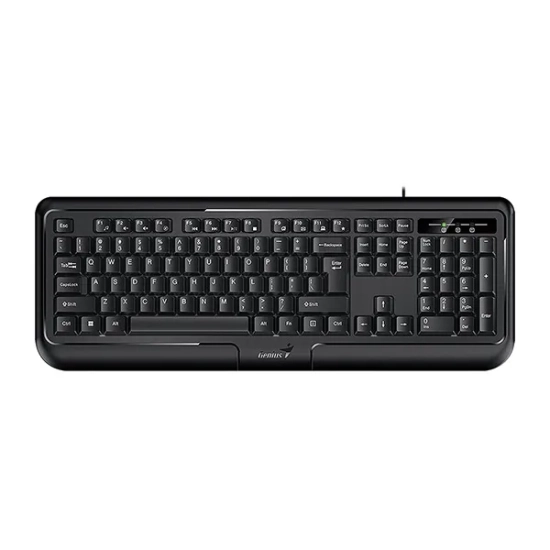Klawiatura Genius KB-118 II przewodowa (PS/2) CZ/SK, czarna 31310051410