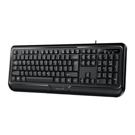 Klawiatura Genius KB-118 II przewodowa (PS/2) CZ/SK, czarna 31310051410
