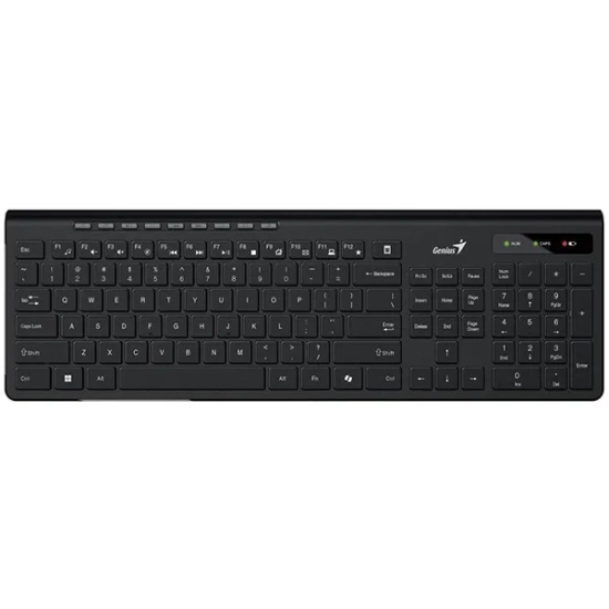 Klawiatura Genius Slimstar 7230 Copilot bezprzewodowa CZ/SK, czarna