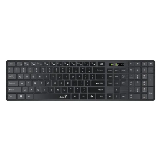 Klawiatura Genius SlimStar 126 COPILOT przewodowa (USB) CZ/SK, czarna
