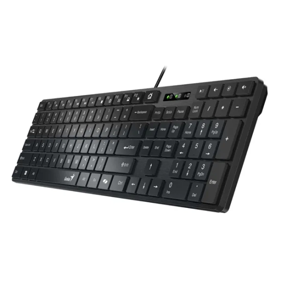 Klawiatura Genius SlimStar 126 COPILOT przewodowa (USB) CZ/SK, czarna