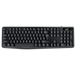 Klawiatura Genius KB-117 COPILOT przewodowa (USB) CZ/SK, czarna 31310016415