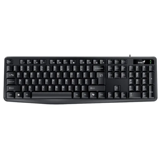 Klawiatura Genius KB-117 COPILOT przewodowa (USB) CZ/SK, czarna 31310016415