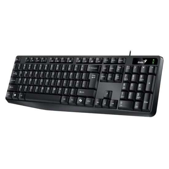 Klawiatura Genius KB-117 COPILOT przewodowa (USB) CZ/SK, czarna 31310016415