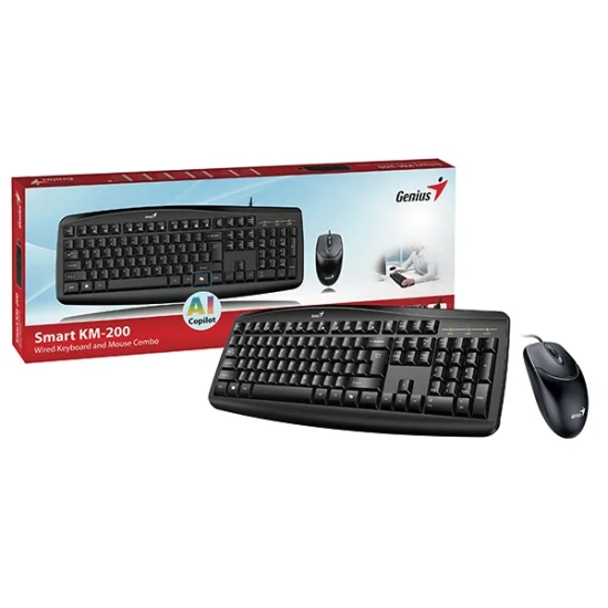 Zestaw klawiatury i myszy Genius KM-200 31330003419