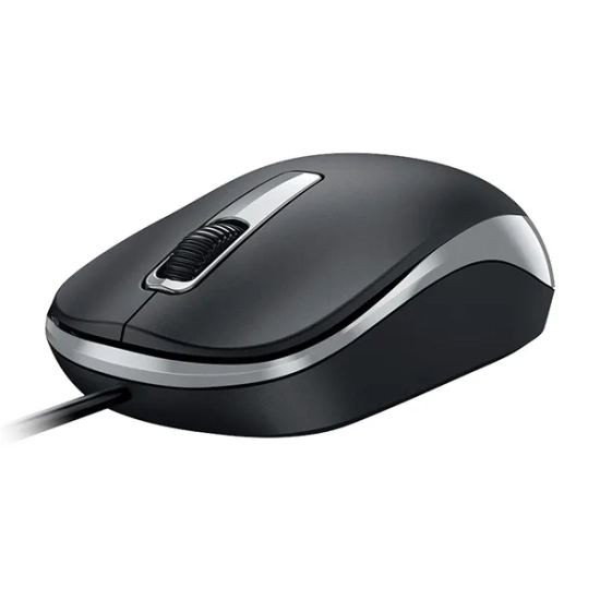Mysz komputerowa Genius DX-125S przewodowa, czarno-szara, 1200 DPI