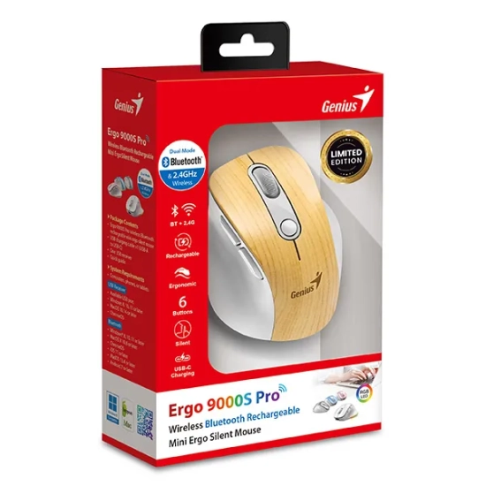 Mysz komputerowa Genius Ergo 9000S Pro bezprzewodowa 31030039407