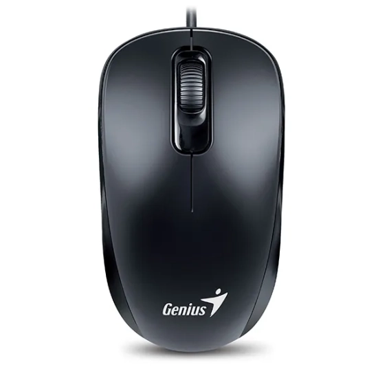Mysz komputerowa Genius DX-110 przewodowa, czarna, 1200 DPI, USB-C