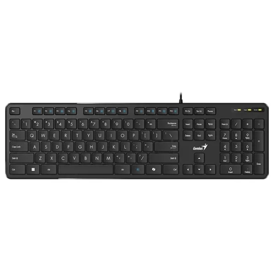 Klawiatura Genius Slimstar M200 Copilot przewodowa (USB) CZ/SK, czarna