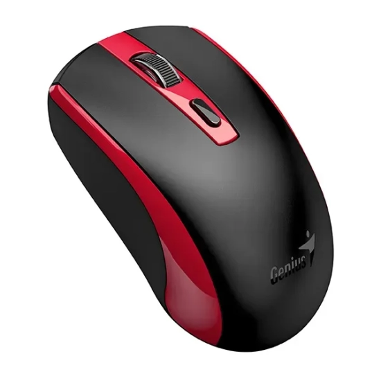 Mysz bezprzewodowa Genius ECO-8150 czarno-czerwona 1200 DPI