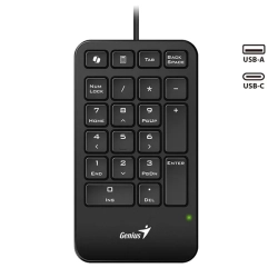 Klawiatura Genius NumPad 125 Copilot numeryczna przewodowa czarna