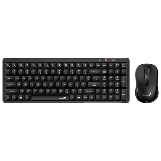 Klawiatura Genius LuxeMate Q8100 zestaw bezprzewodowa CZ/SK, czarna