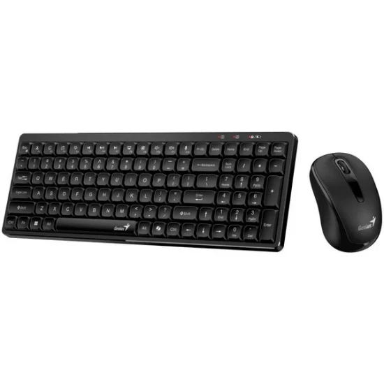 Klawiatura Genius LuxeMate Q8100 zestaw bezprzewodowa CZ/SK, czarna