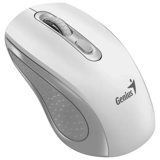 Mysz komputerowa Genius NX-8025S bezprzewodowa, biało-szara, 1200 DPI
