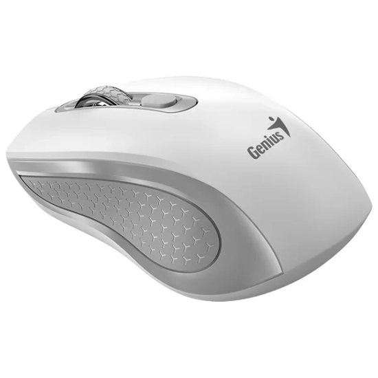 Mysz komputerowa Genius NX-8025S bezprzewodowa, biało-szara, 1200 DPI