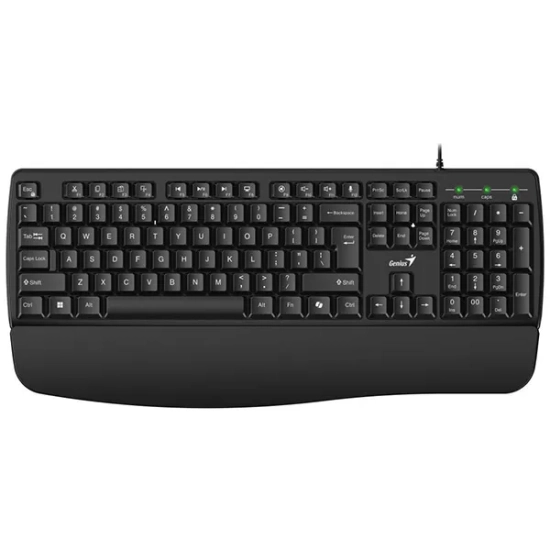 Klawiatura Genius KB-123 przewodowa (USB) CZ/SK, czarna 31300021403