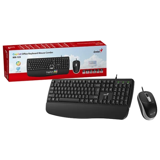 Zestaw klawiatury i myszy Genius KM-123 31330013403