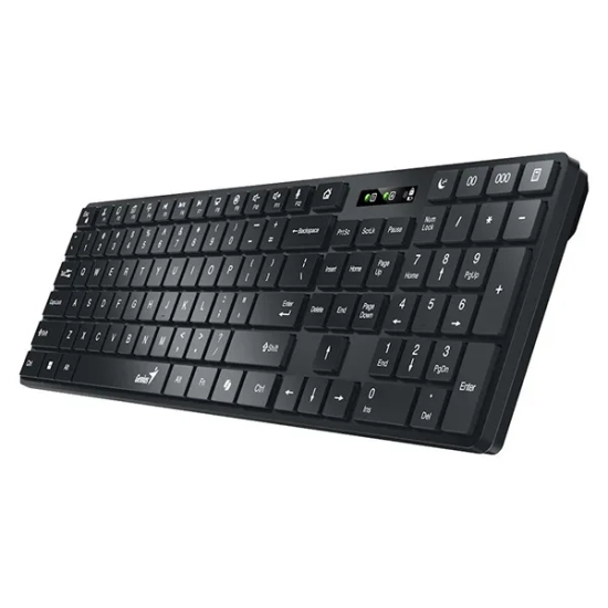 Klawiatura Genius Slimstar 7250BT bezprzewodowa CZ/SK, czarna 31320004409