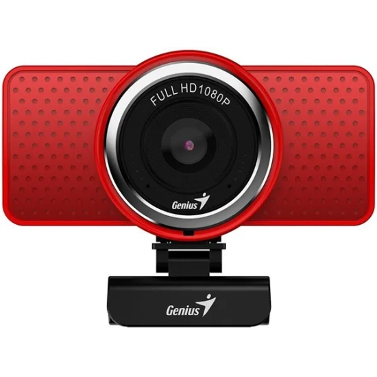 Kamera internetowa Genius ECam 8000 Full HD, czerwona 32200001409