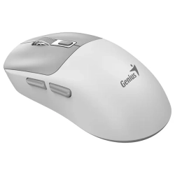 Mysz komputerowa Genius NX-8260S bezprzewodowa, biało-szara, 2400 DPI