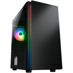 COUGAR GAMING COUGAR Obudowa Purity RGB, Mini Tower, 1x ARGB, Czarna