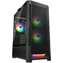 COUGAR GAMING COUGAR Obudowa Duoface RGB, Midi Tower, Czarna