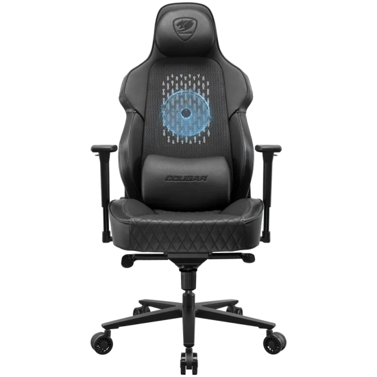 COUGAR Fotel gamingowy NxSys Aero, Czarny. Zdjęcie przedstawia dokładny wariant produktu oznaczony kodem producenta CGR-