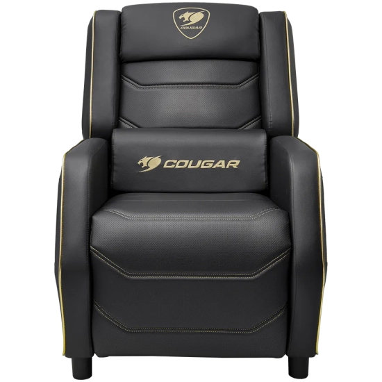 COUGAR Sofa gamingowa Ranger S Royal, czarno-złota. Zdjęcie przedstawia dokładny wariant produktu oznaczony kodem produc