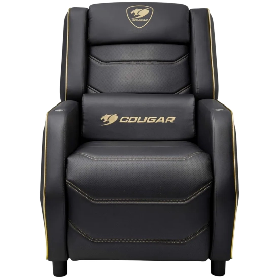 COUGAR Sofa gamingowa Ranger Pro, czarno-złota. Zdjęcie przedstawia dokładny wariant produktu oznaczony kodem producenta