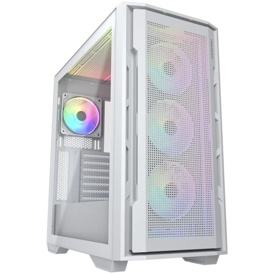 COUGAR GAMING COUGAR Obudowa Uniface RGB, Midi Tower, Biała