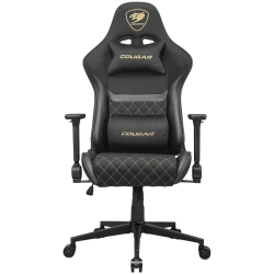 COUGAR Fotel gamingowy Armor One V2 Gold F, Czarny. Zdjęcie przedstawia dokładny wariant produktu oznaczony kodem produc