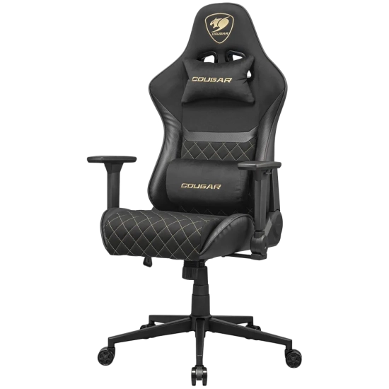 Cougar Gaming COUGAR Fotel gamingowy Armor One V2 Gold F, Czarny