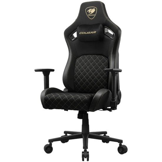 Cougar Gaming COUGAR Fotel gamingowy Defensor Gold F, czarno-złoty