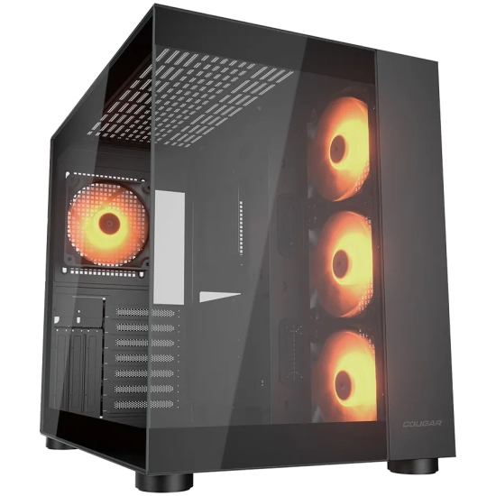 COUGAR GAMING COUGAR Obudowa FV150 RGB, Midi Tower, Czarna