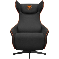 COUGAR Sofa gamingowa Magus, Czarna. Zdjęcie przedstawia dokładny wariant produktu oznaczony kodem producenta CGR-MGS-OR COUGAR Sofa gamingowa Magus, Czarna. Zdjęcie przedstawia dokładny wariant produktu oznaczony kodem producenta CGR-MGS-OR
