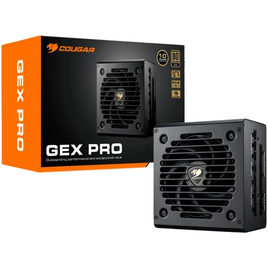 COUGAR GAMING COUGAR Zasilacz GEX Pro 850, 80 Plus Gold, 850W, Konstrukcja