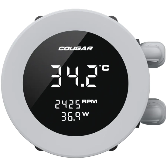 COUGAR GAMING COUGAR Chłodzenie Cieczą Poseidon Vistek ARGB 240, Białe
