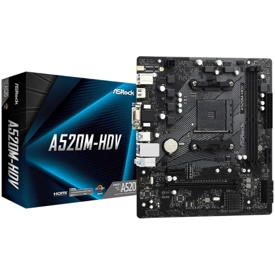 Płyta główna ASRock A520M-HDV Micro-ATX AM4 DDR4